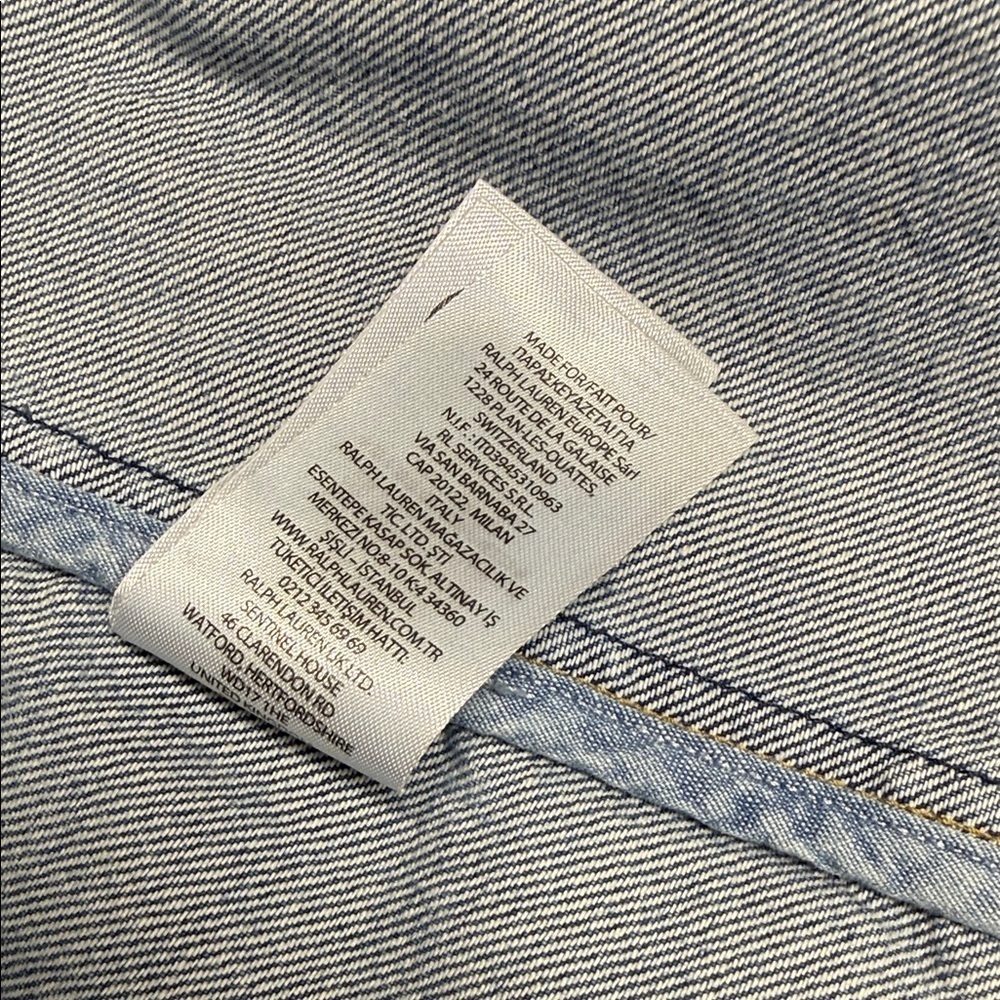 Ralph Lauren Classic Blue Denim Blazer - Picture 9 of 12
